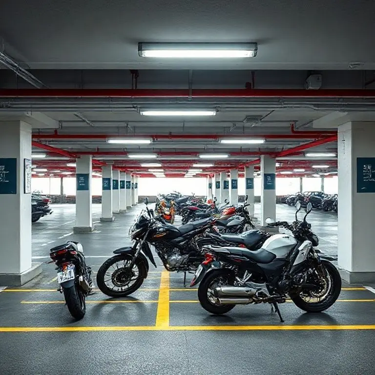 2. 深層分析：バイク駐車場の作動方式と核心メカニズム解剖